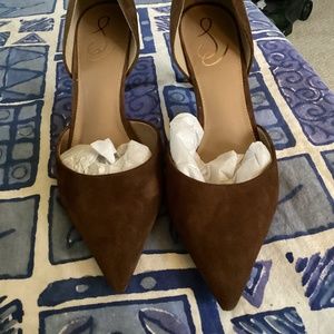 Sam Edelman heels, never worn, toasted coco,beautiful sexy heels size  10